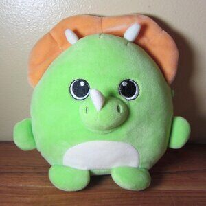 plush Spark Create Imagine green triceratops 2021 (W3672)
